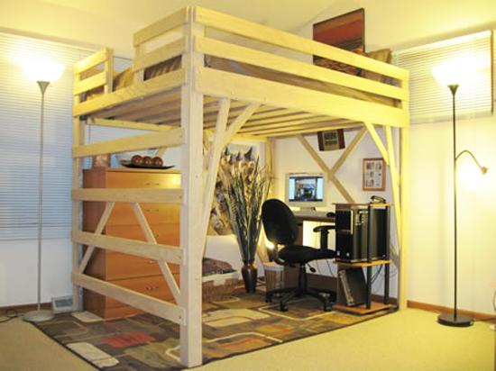 Space Saving Furniture Loft Bed Small Bedroom Design 8 Restyle
